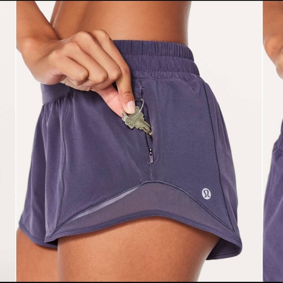 lululemon athletica Pants - Lululemon Hotty Hot Short II Viola Long 4” Sz 8